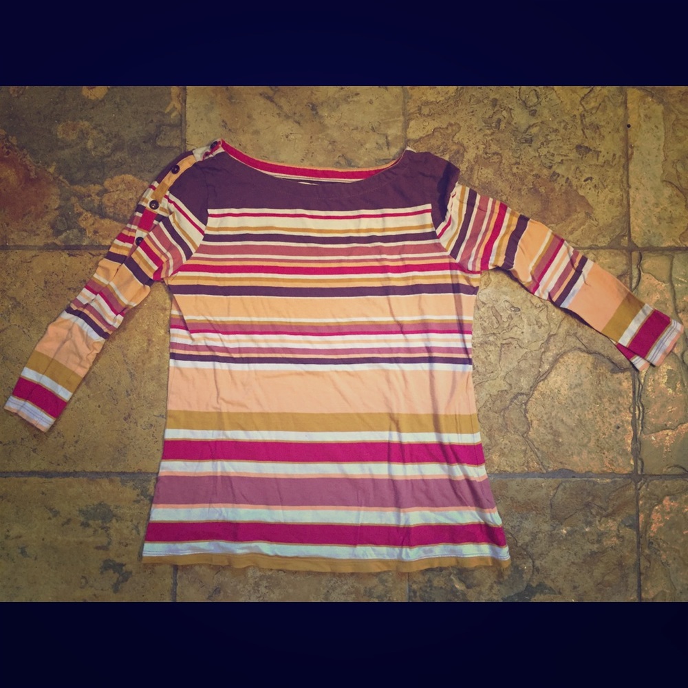 GUC Anthropologie Striped Top